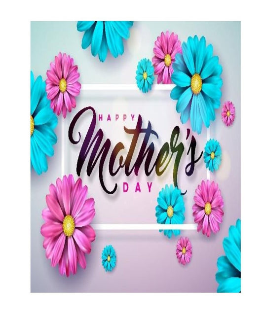 Mothers Day Card Frame of Daisies