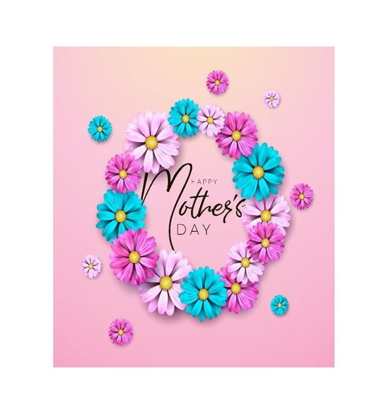 Mothers Day Card Ring of Daisies